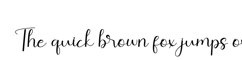 font preview of amillina