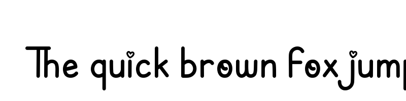 font preview of amillova