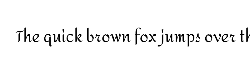 font preview of amita