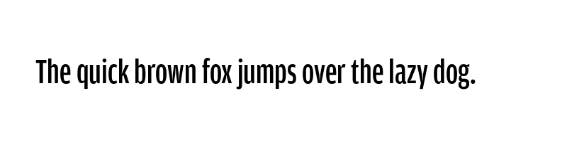 font preview of amplitudecompressed medium