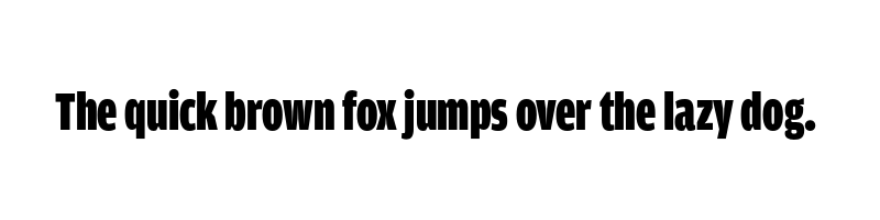 font preview of amplitudecompressed ultra