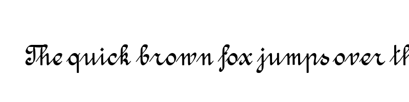 font preview of amptmann script
