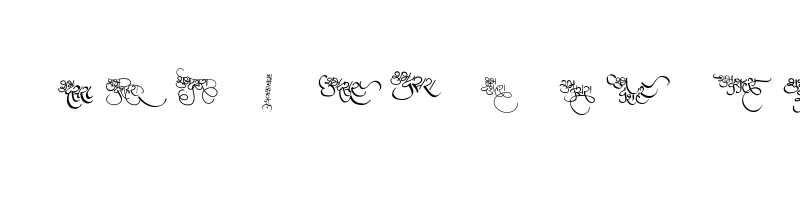 font preview of AMS Dasra 01 Regular