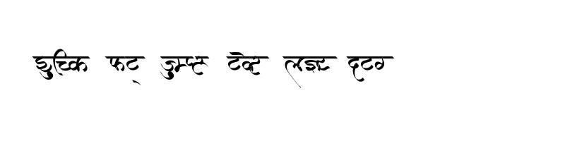 font preview of AMS Modi Regular