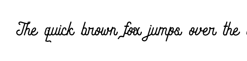 font preview of andara script