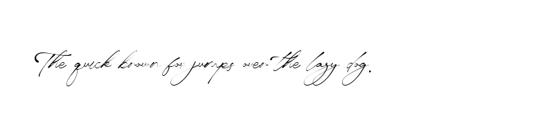 font preview of angel hati