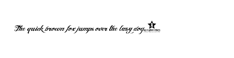 font preview of angel tears