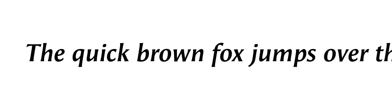 font preview of angie sans std bold italic