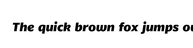 font preview of anona extrabold italic