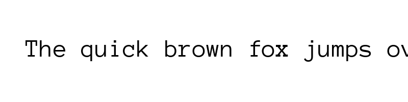 font preview of anonymous pro