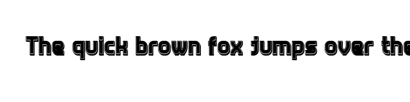 font preview of answer 3d filled