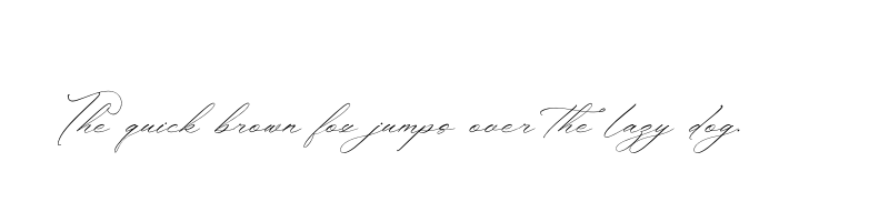 font preview of anthellia italic