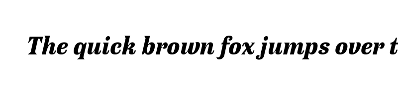 font preview of antica extra bold italic