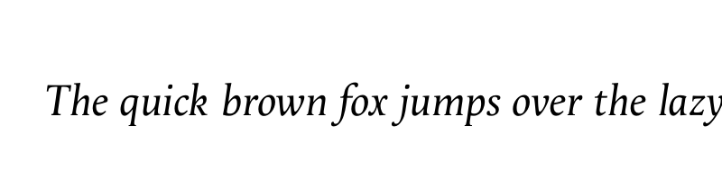 font preview of apolline std italic