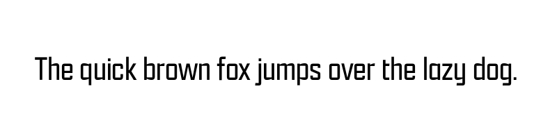 font preview of apotek cond extra light