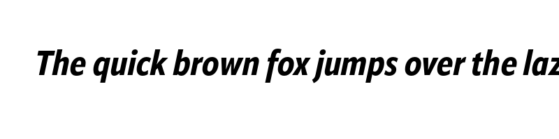 font preview of apparat condensed extrabold italic