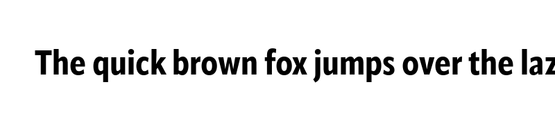 font preview of apparat condensed extrabold