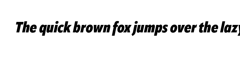 font preview of apparat condensed heavy italic