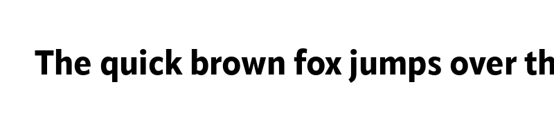 font preview of apparat semi condensed extrabold