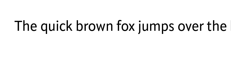 font preview of apparat semi condensed medium