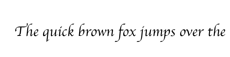 font preview of apple chancery