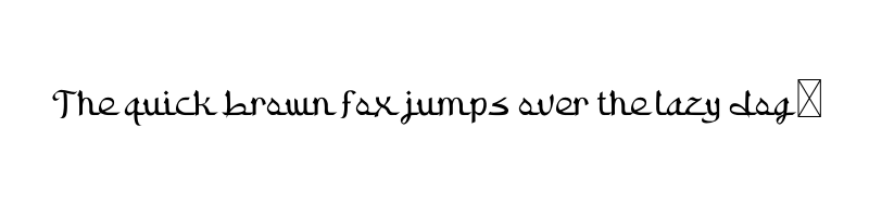 font preview of arabian night