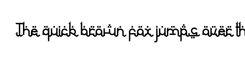 font preview of arabian