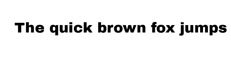 font preview of archivo black regular