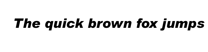 font preview of arial mt black italic