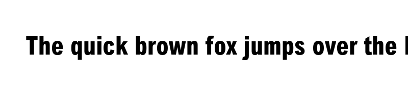 font preview of arial mt pro condensed extra bold