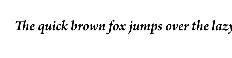 font preview of arno pro semibold text