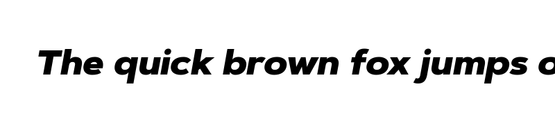 font preview of artegra sans black italic