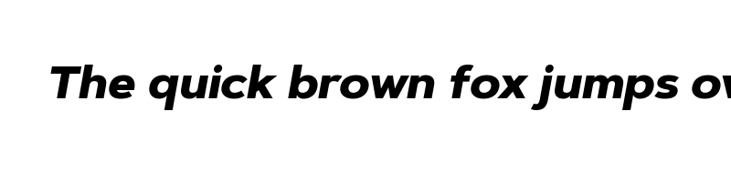 font preview of artegra sans extra bold italic