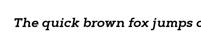 font preview of artegra slab semibold italic