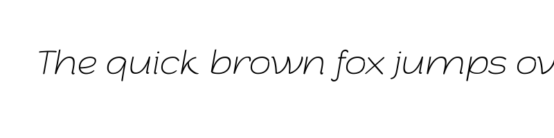 font preview of arturo trial thinitalic