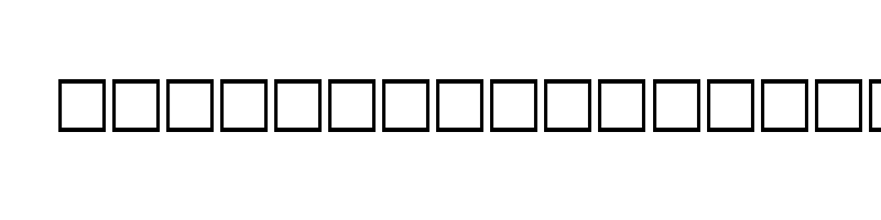 font preview of ASER