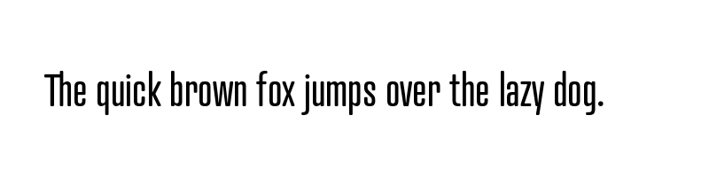 font preview of atrament regular