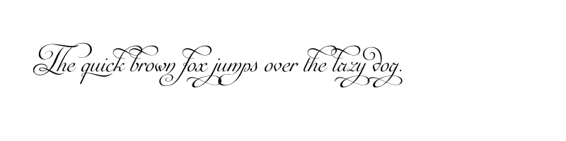 font preview of auberge script basic four