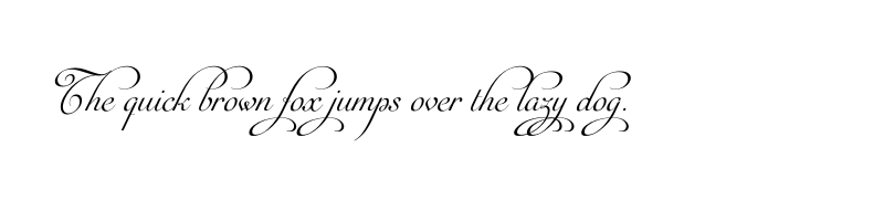 font preview of auberge script basic three