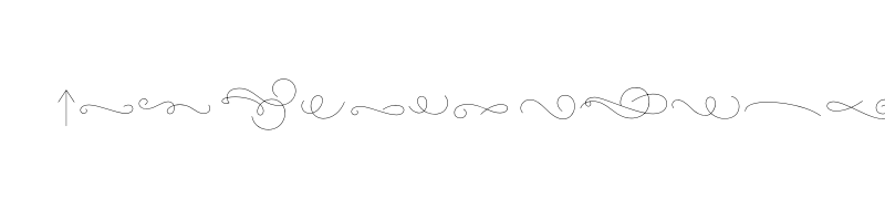 font preview of audrey ornaments thin