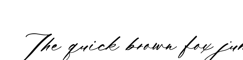 font preview of auteur script