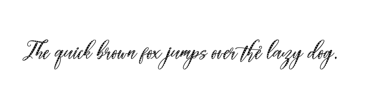 font preview of autumn elegant script