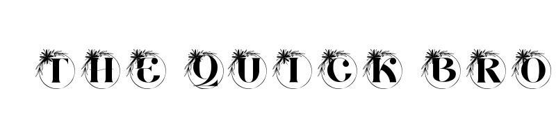 font preview of azalea monogram