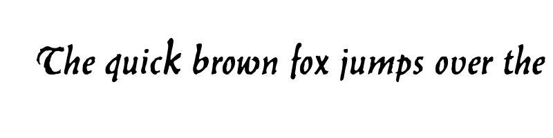 font preview of b650 deco regular