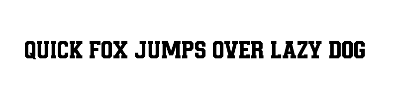 font preview of Backed