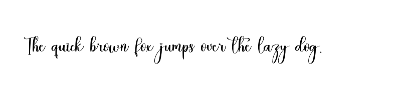 font preview of backlove