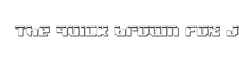 font preview of bad robot laser 3d