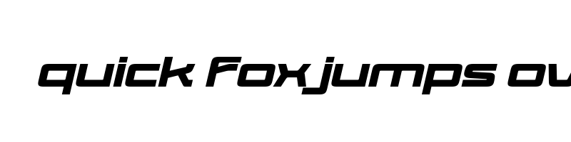 font preview of BAGIQU BAGIQUSlant