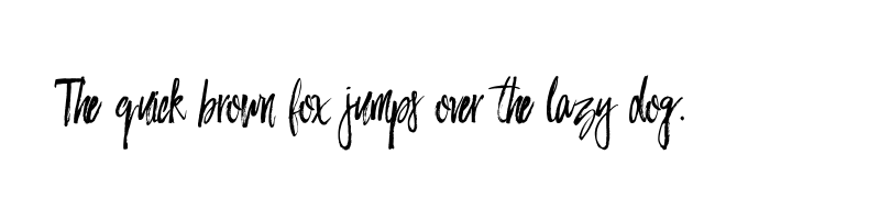 font preview of bahamas brush