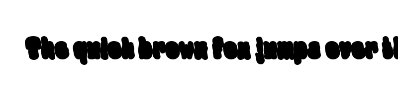 font preview of baiky retro demo version extrude